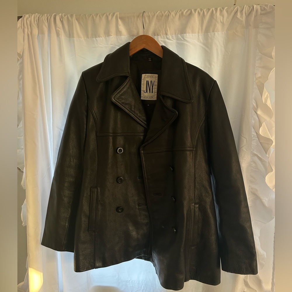 SOLD genuine leather coat